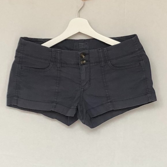 American Eagle navy mini shorts size 2 - Picture 1 of 2
